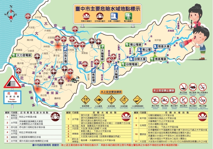 台中市水域地點圖片